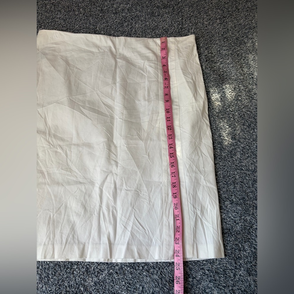 Ralph Lauren Cream Pencil Skirt plus size 16 - Picture 9 of 9